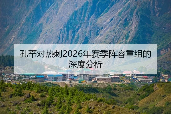 孔蒂对热刺2026年赛季阵容重组的深度分析