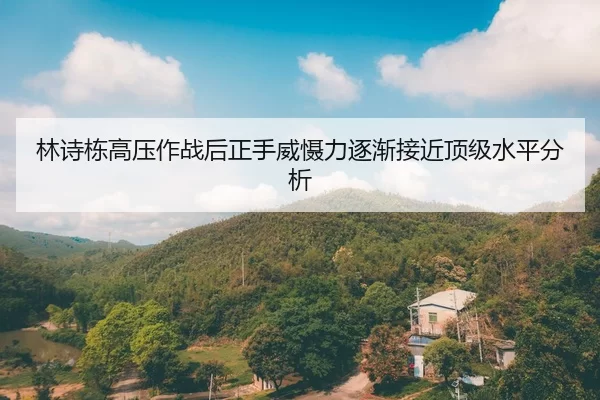 林诗栋高压作战后正手威慑力逐渐接近顶级水平分析